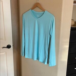 reslessentials  Women's V-Neck Long-Sleeve T-Shirt
